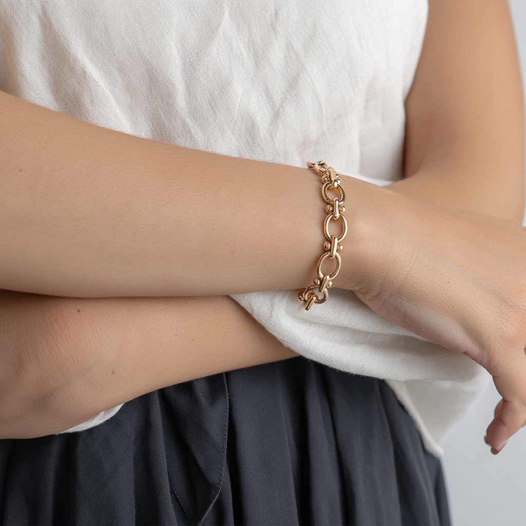 LEAH Round Chain Bracelet