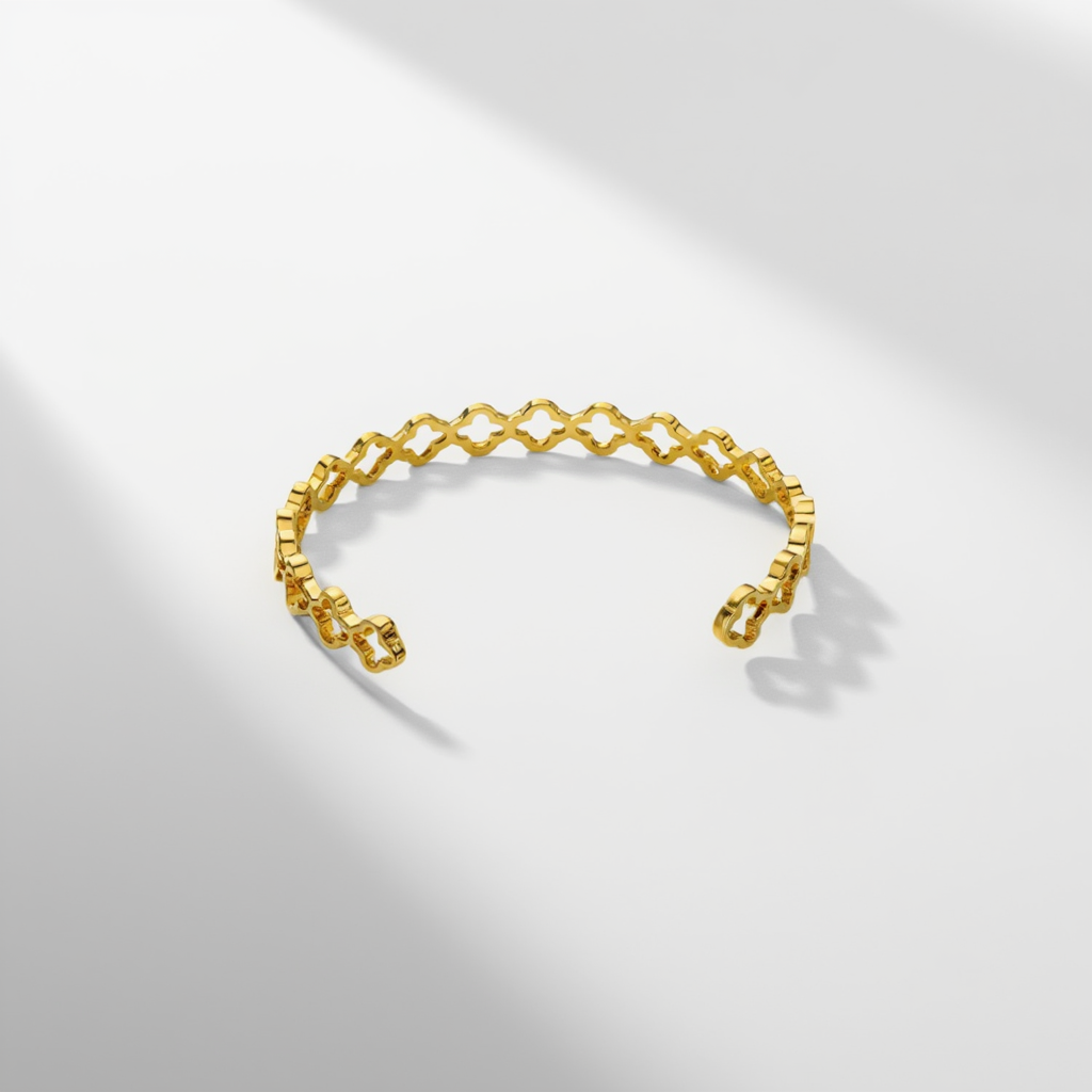 Clover Cuff Bracelet