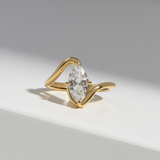 Marquise Swirl Ring