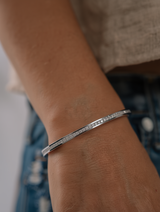 Evie Bangle - Silver