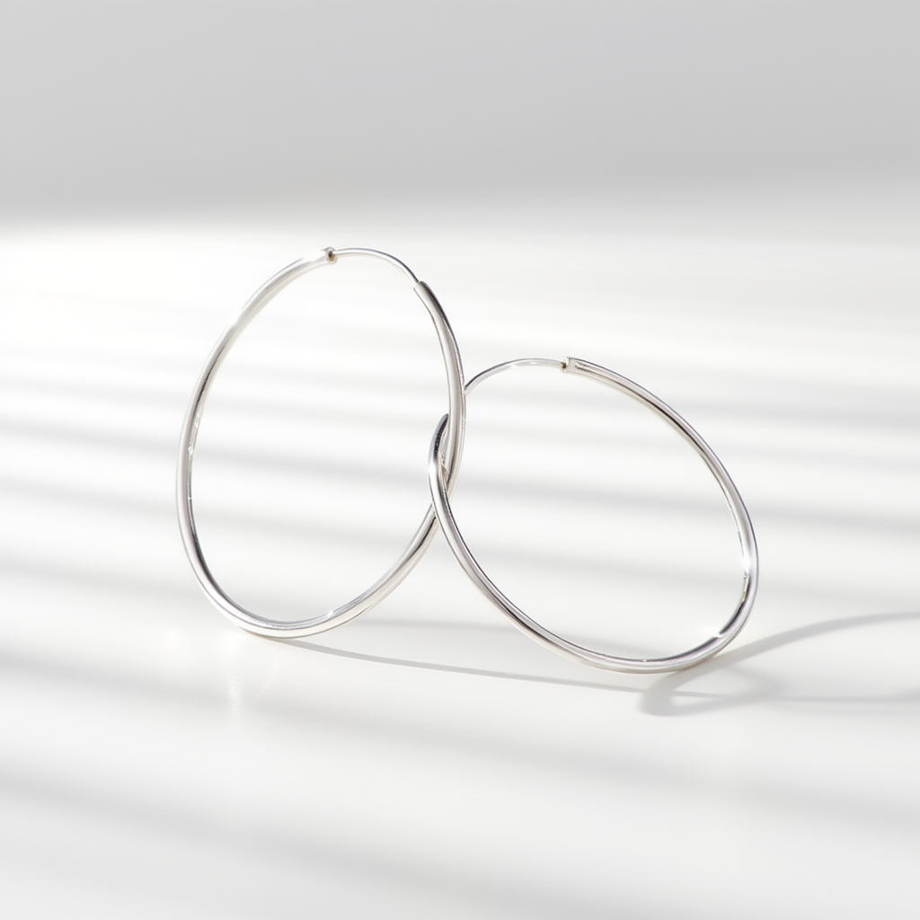 Flynn Hoops - Silver