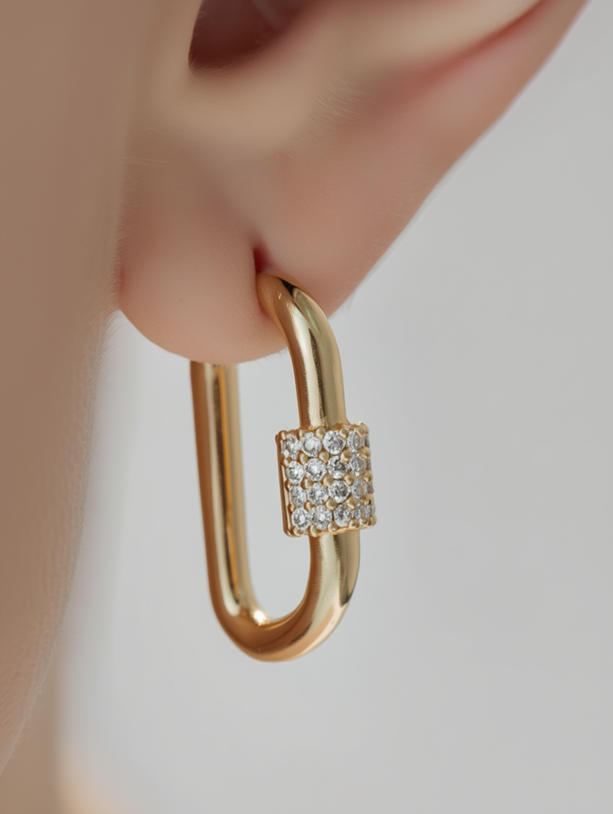 Bella Earrings – Gold