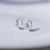Daisy Earrings - Silver