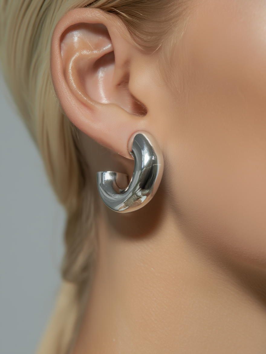 Noa Hoops – Silver