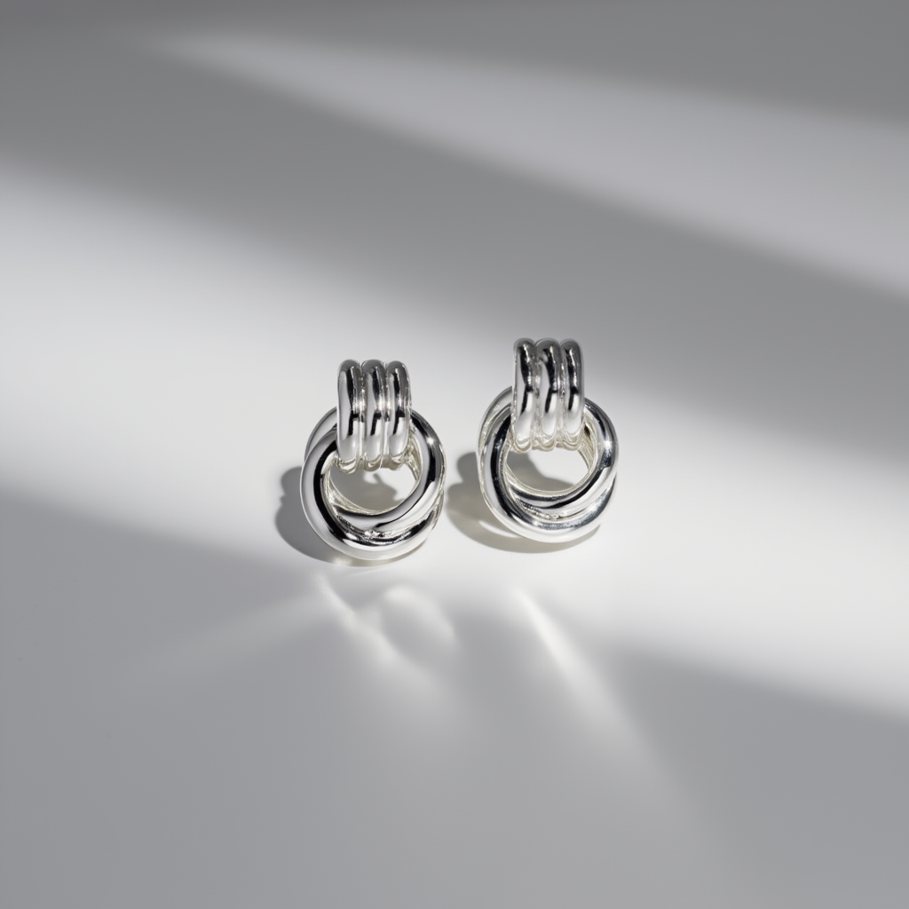 Jacquie Earrings Mini - Silver