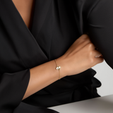 Dahlia Single Four Leaf Clover Bracelet