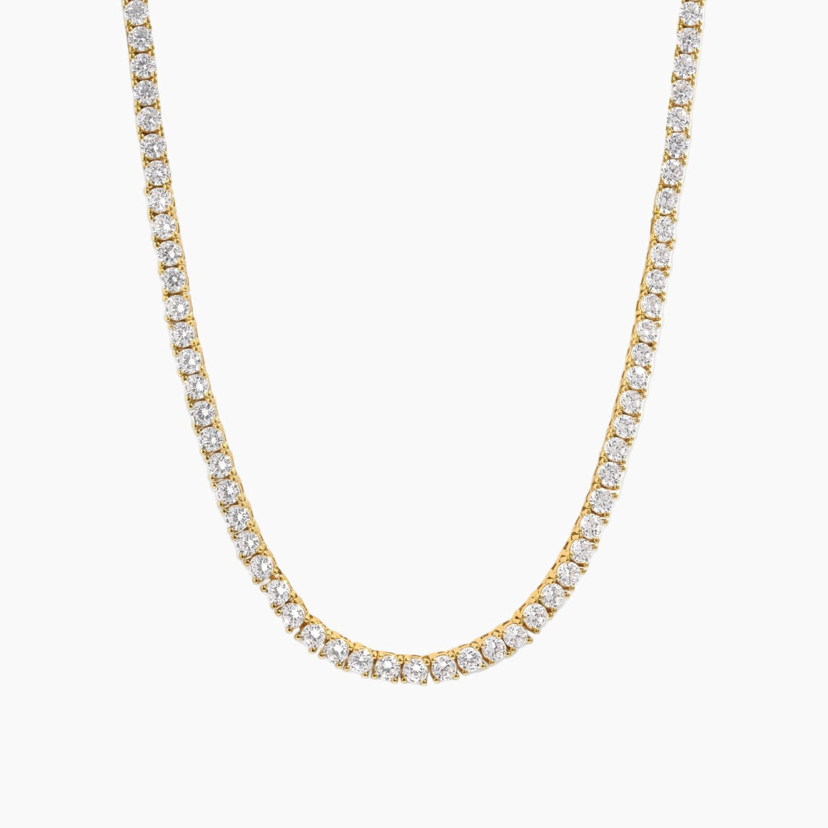 3mm Diamond Tennis Necklace