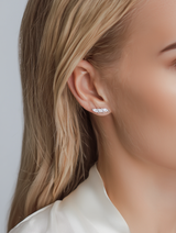 Posie Earrings - Silver