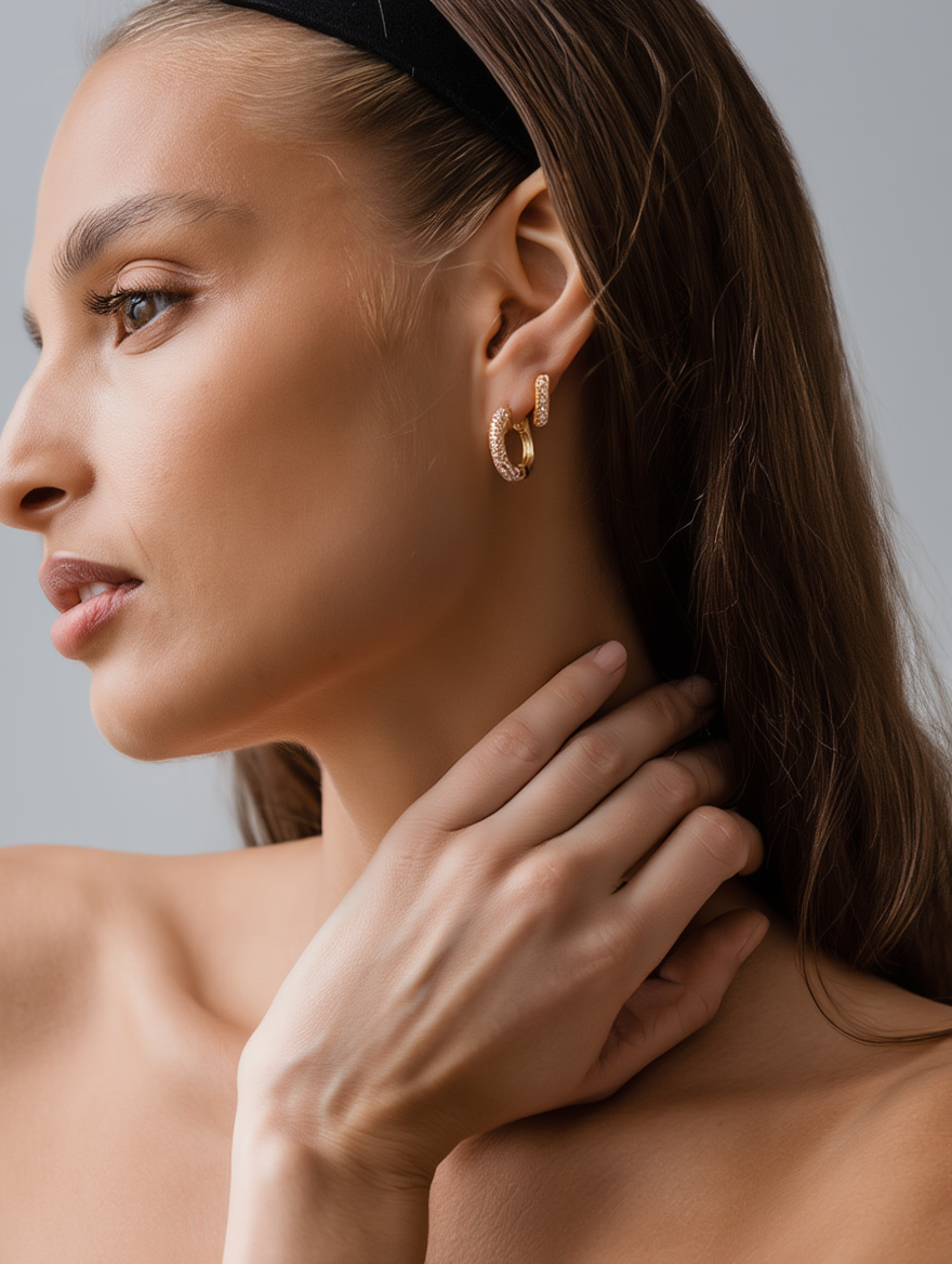 Feya Earrings - Gold