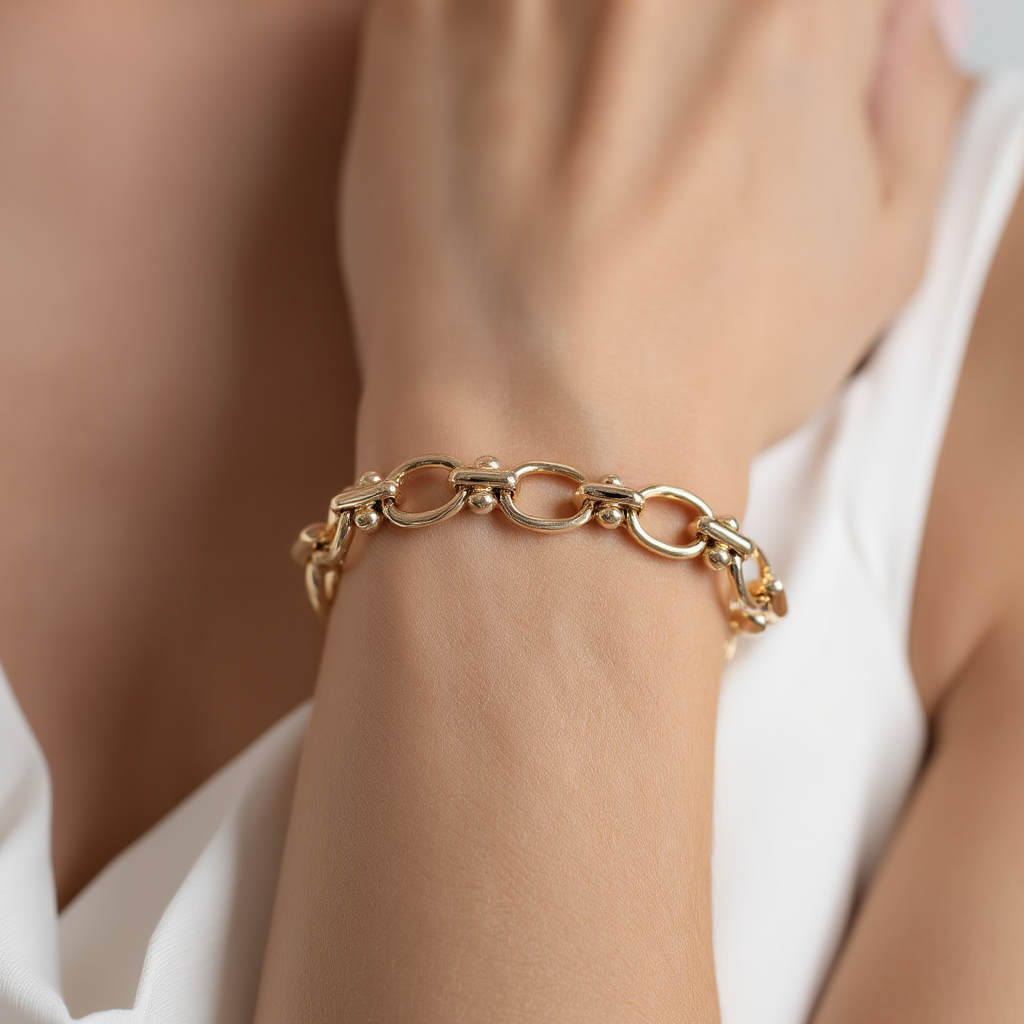 LEAH Round Chain Bracelet