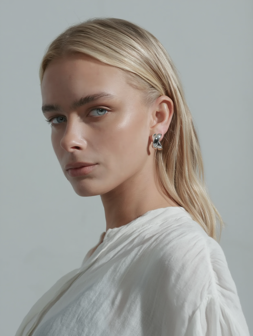 Zaria Earrings – Silver