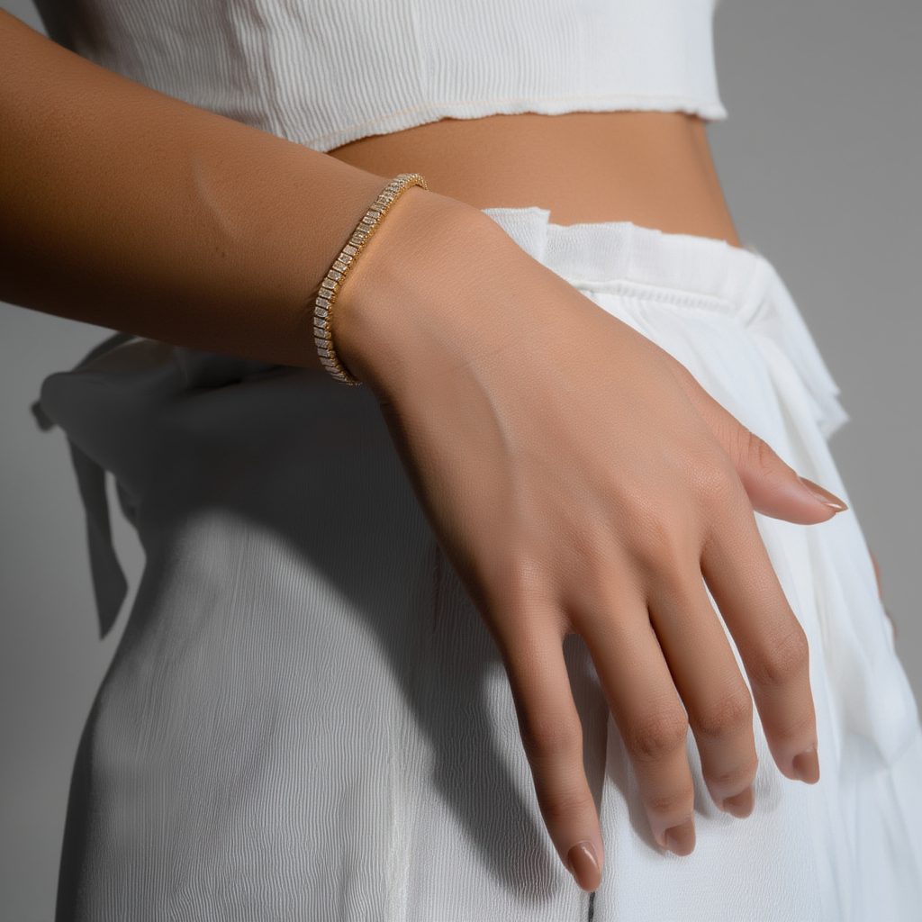Baguette Tennis Bracelet