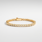 Mini Round Bezel Tennis Bracelet