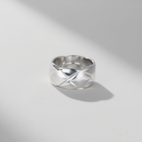 Aubrey Thick Band Ring -  Silver