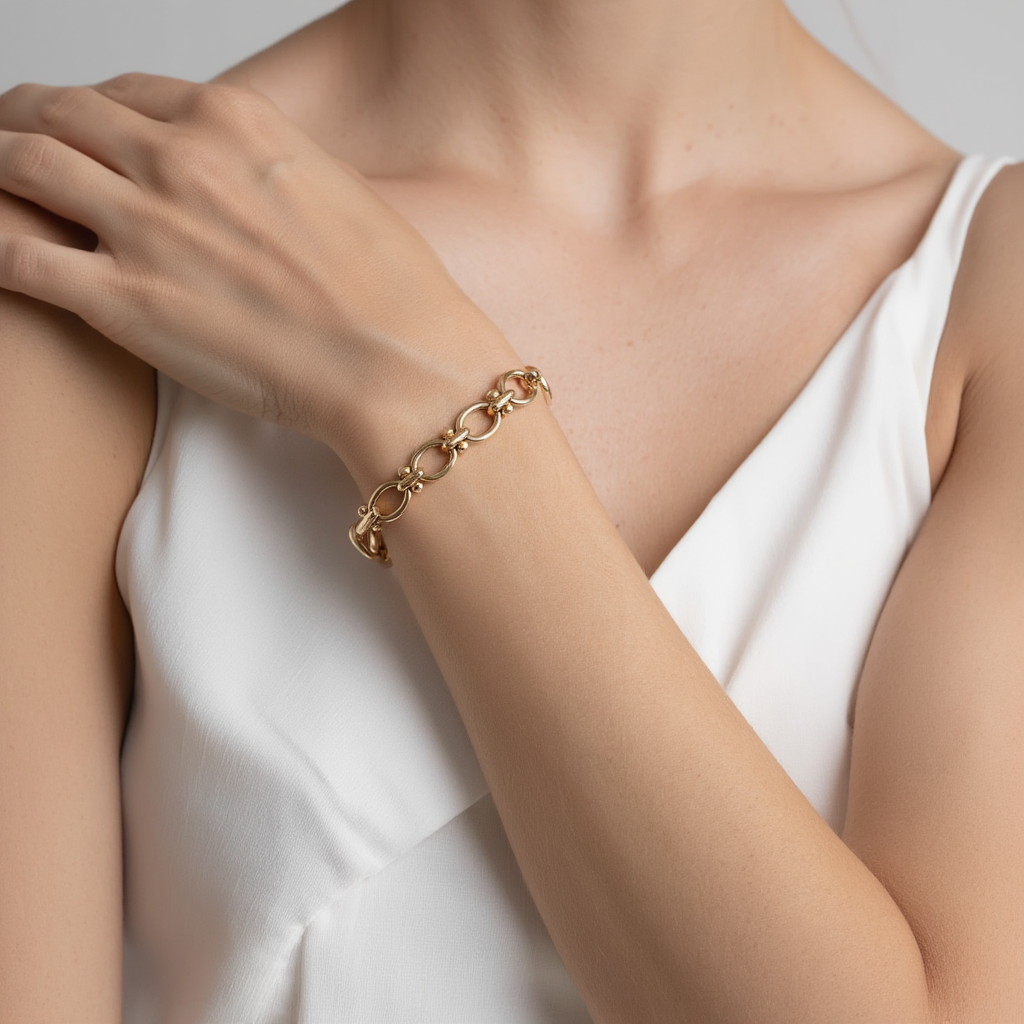 LEAH Round Chain Bracelet