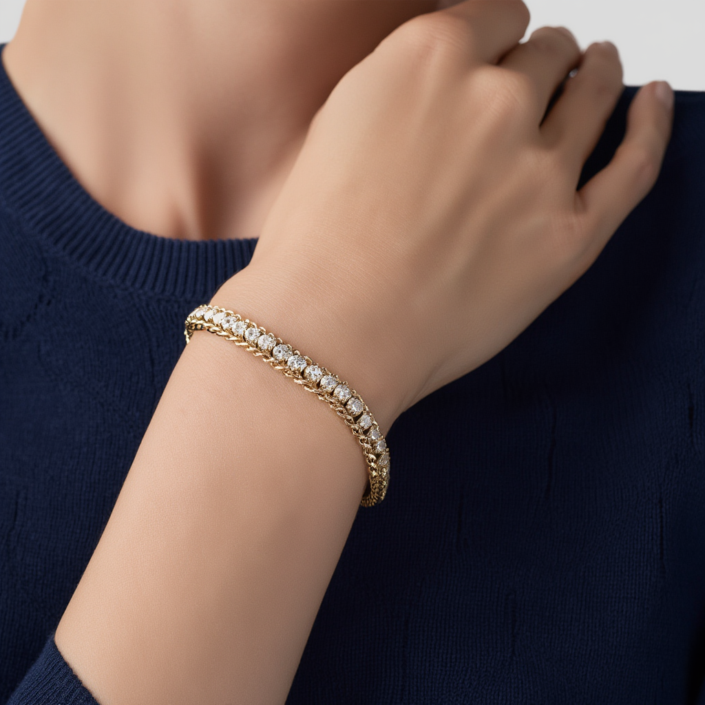 Elevated Tennis Bracelet