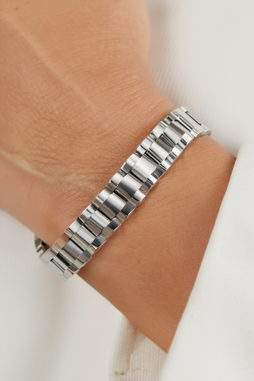 Presidente Bracelet - Silver