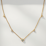 Dainty Necklace with Stars