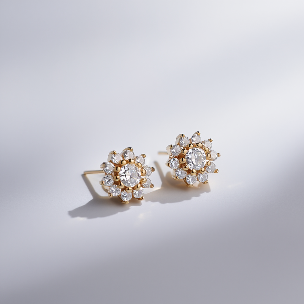Dainty Flower Studs