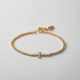 Crystal Cross Bracelet