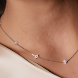 Loria Necklace Multi - Silver