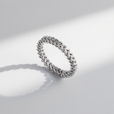 Thin Chain Ring - Sliver
