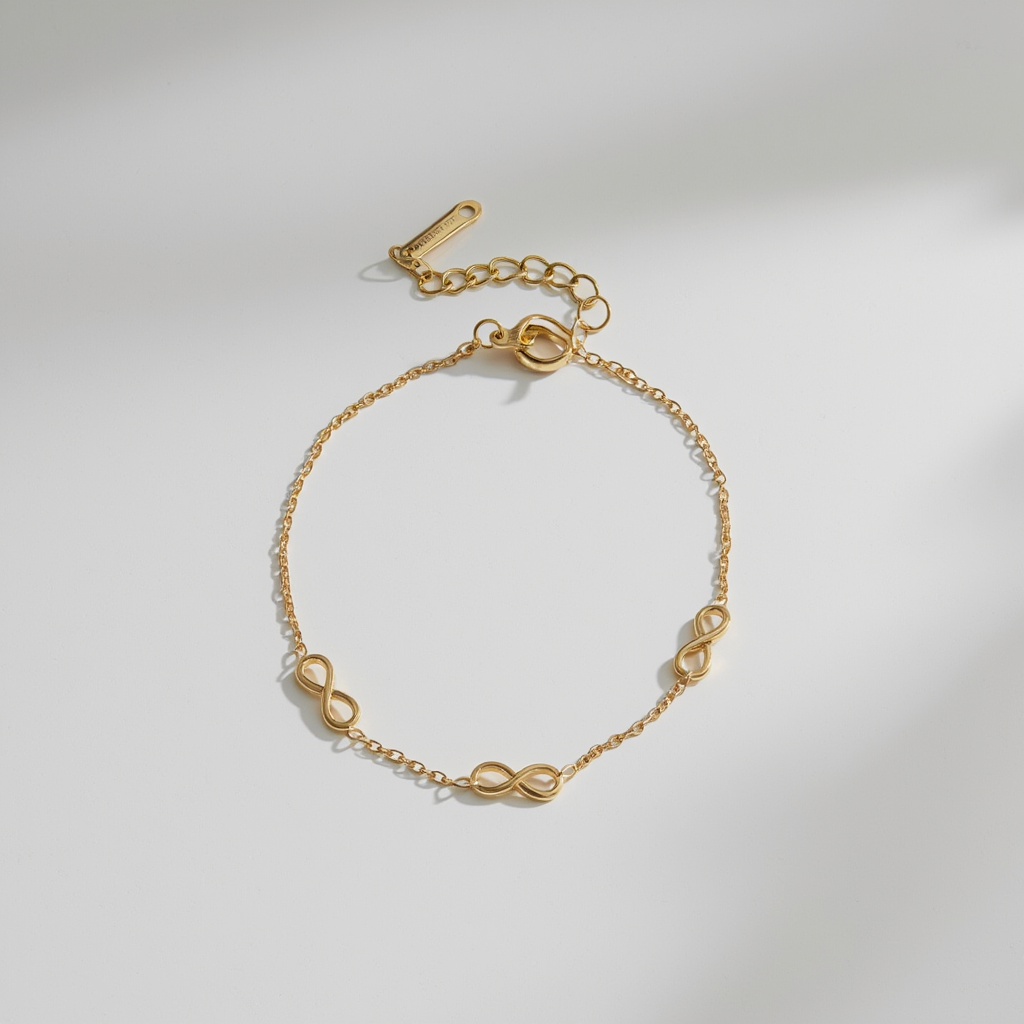 Infinity Sign Bracelet Anniversary Gift