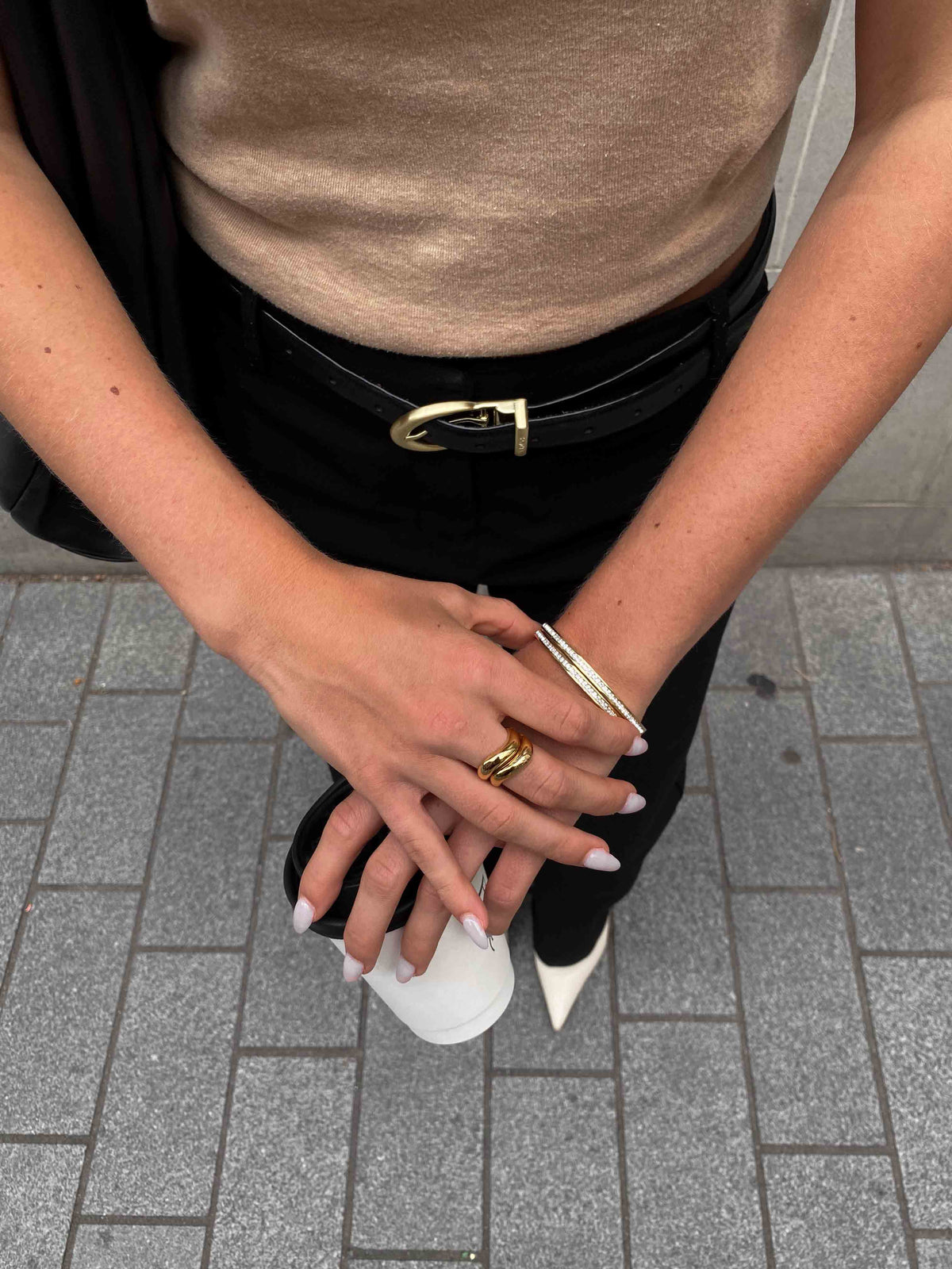 Evie Bangle - Gold
