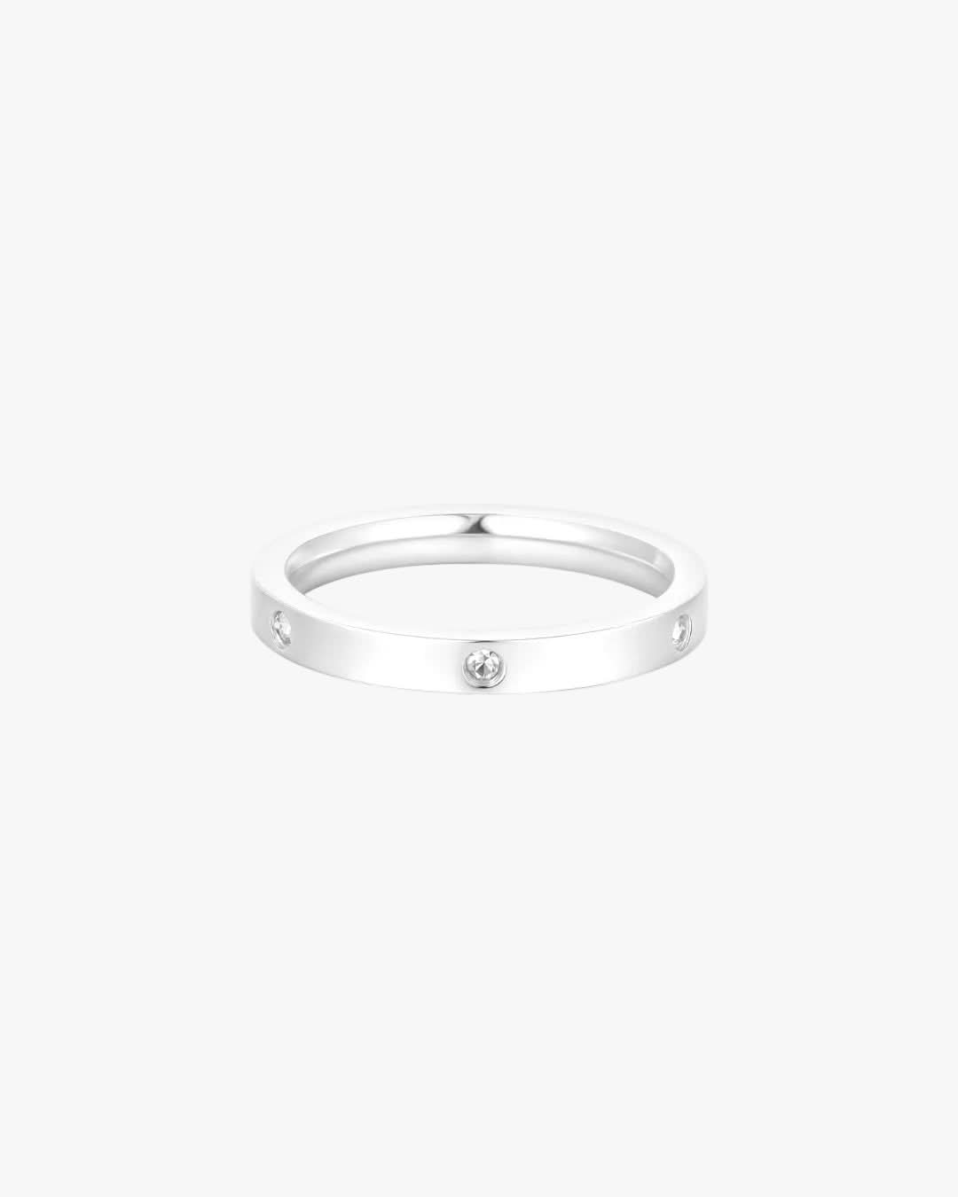 Blanca Ring Thin - Silver