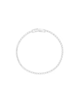 Charlotte Bracelet 2mm - Bright Silver
