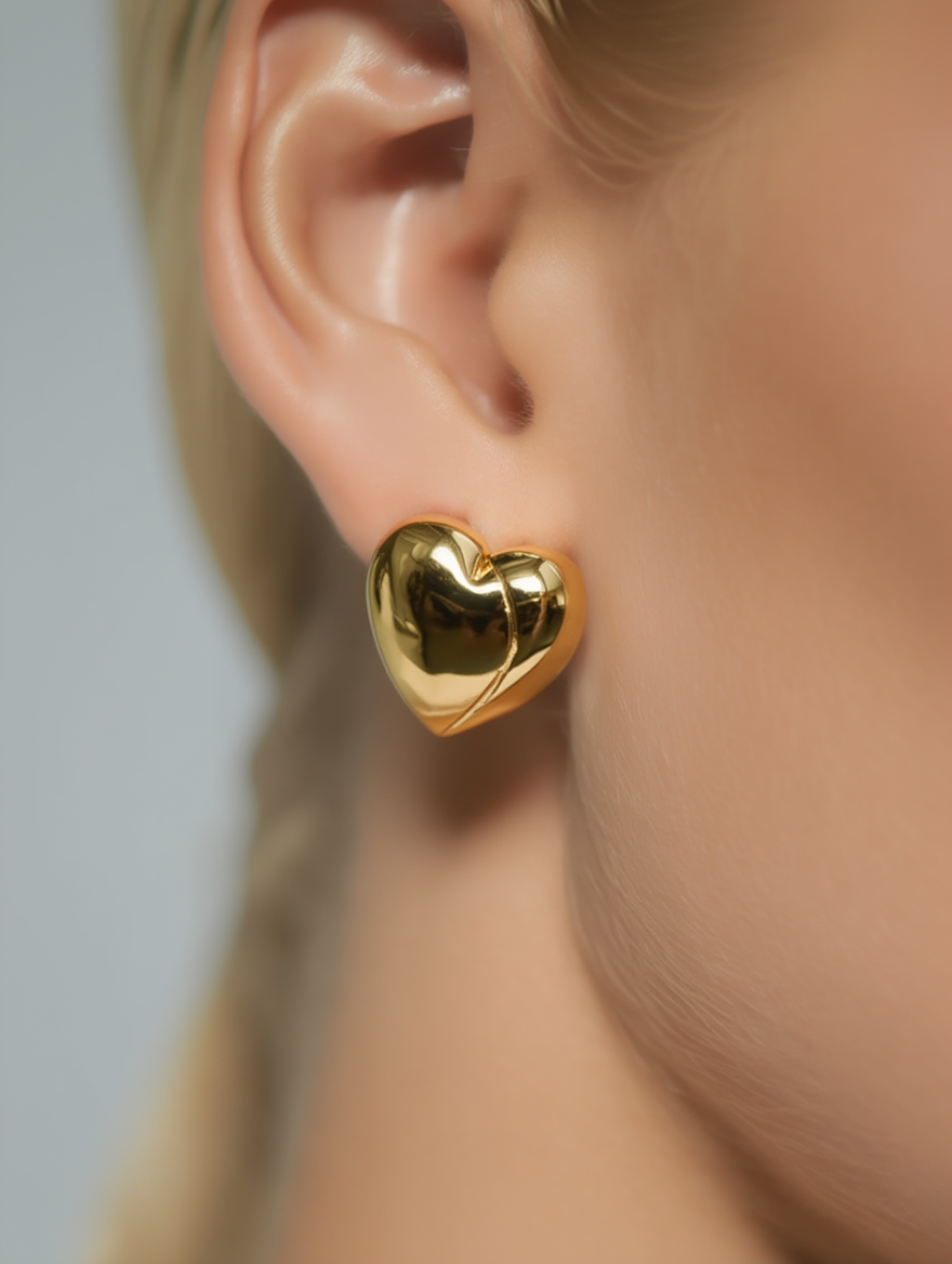 Amore Earrings - Gold