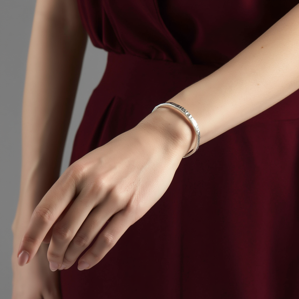 Teya Textured Cuff Bracelet