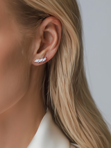 Posie Earrings - Silver