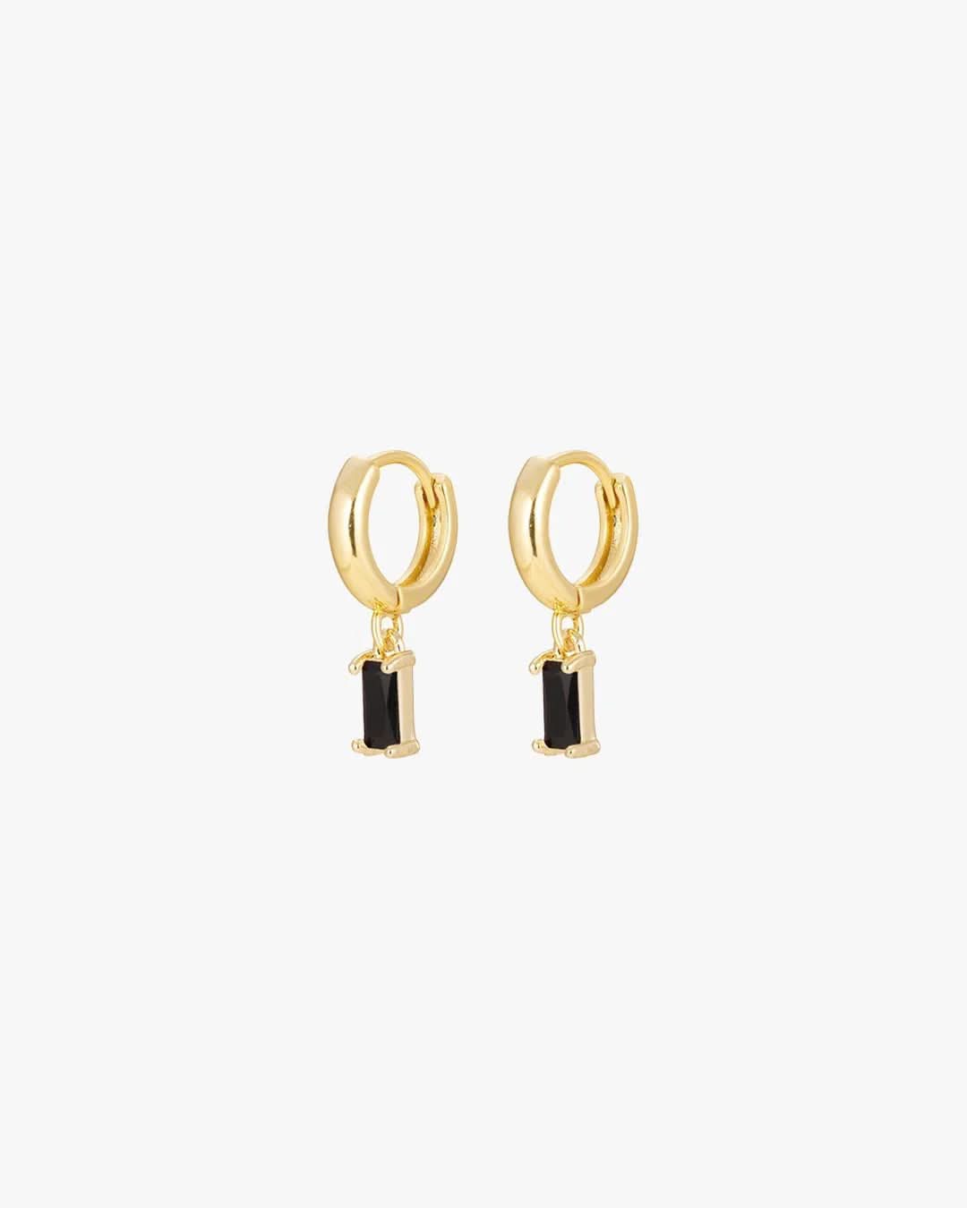 Noctura Earrings – Black Onyx