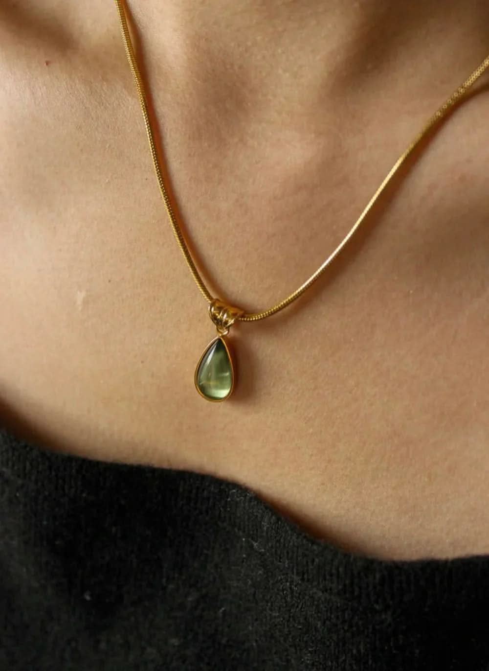 Athena Water Drop Necklace