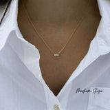 Baguette Necklace