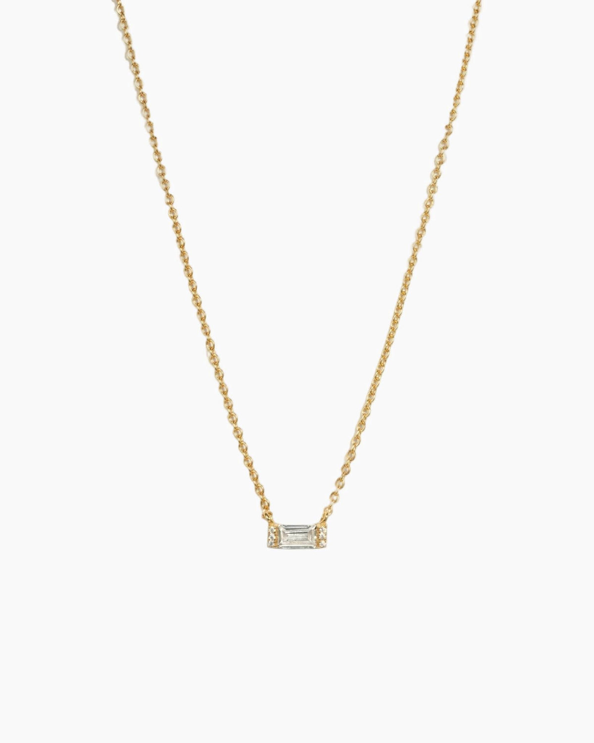 Baguette Necklace