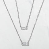 Baguette Necklace