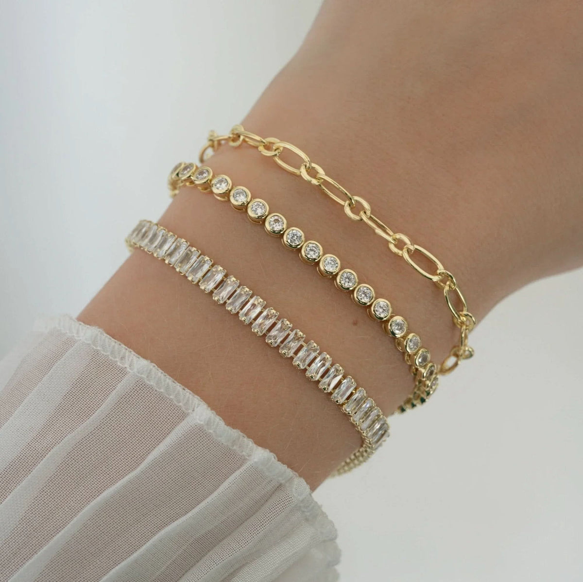 Baguette Tennis Bracelet