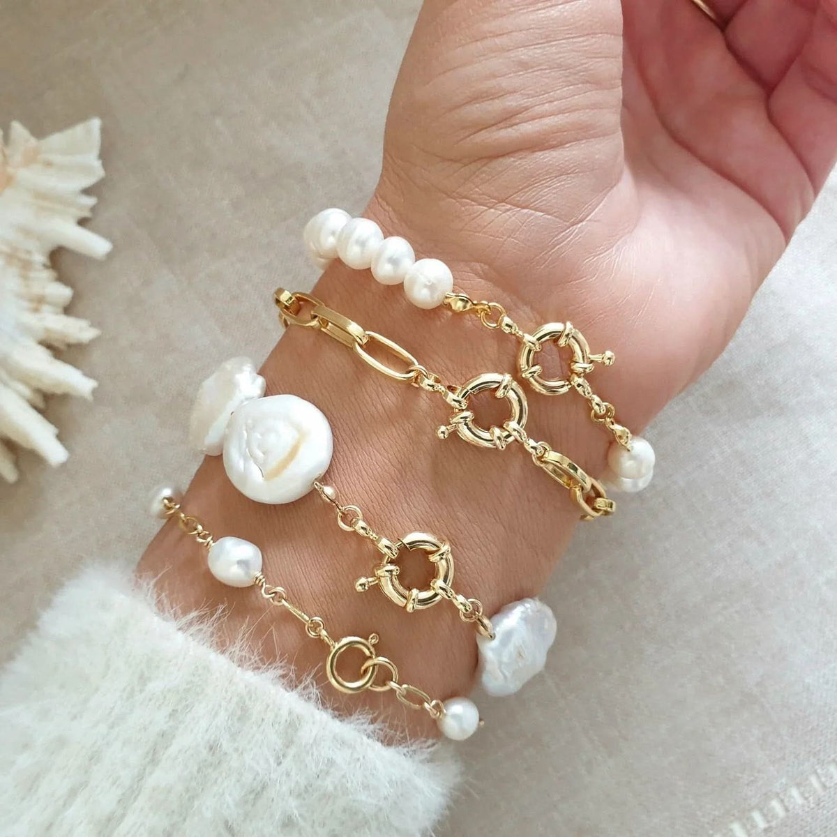 Baroque Pearl Bracelet
