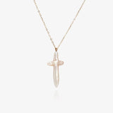 Baroque Pearl Cross