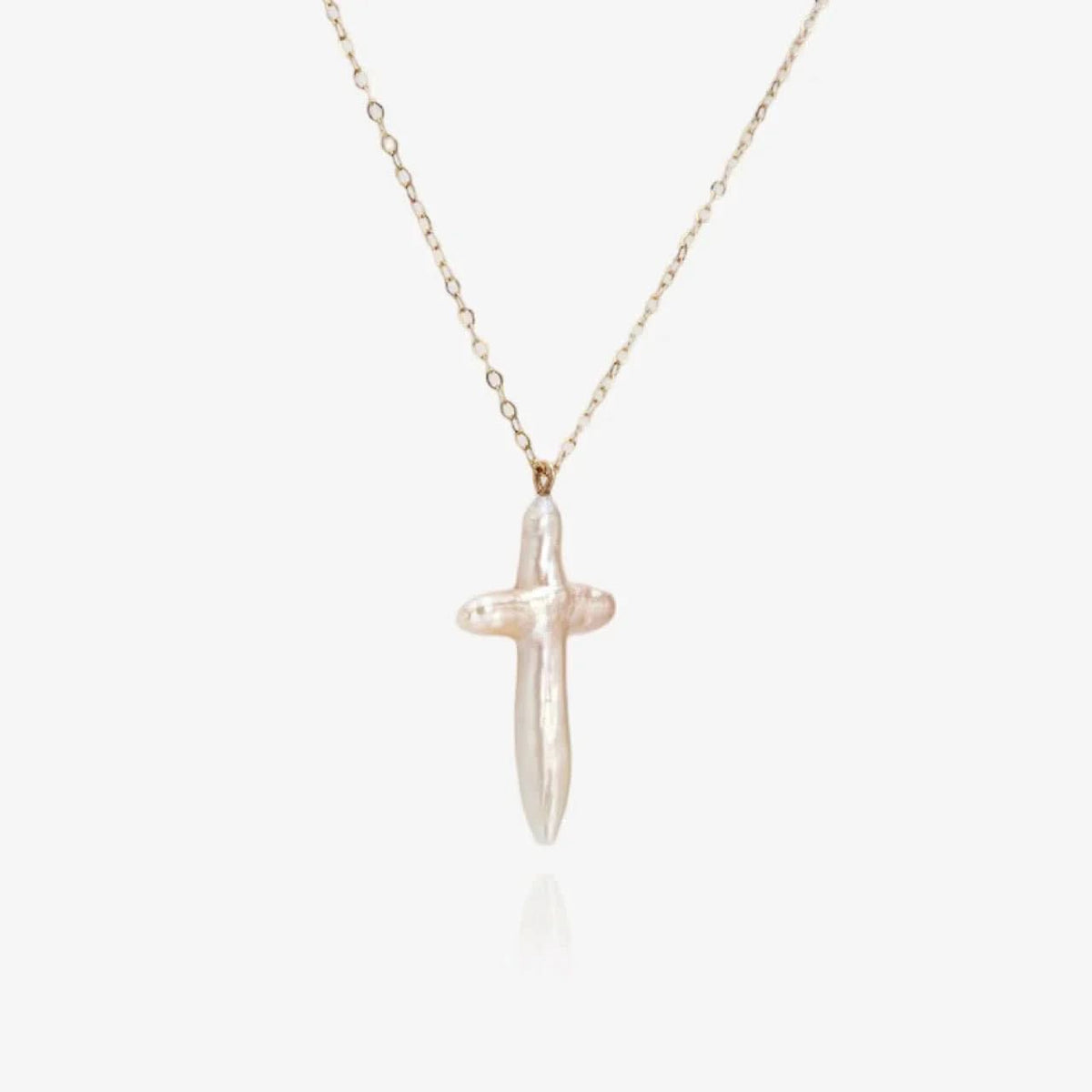 Baroque Pearl Cross