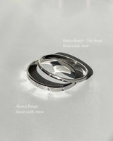 Blanca Bracelet Thin Band - Silver