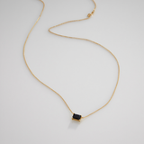 Ariana Necklace – Black Onyx Pendant
