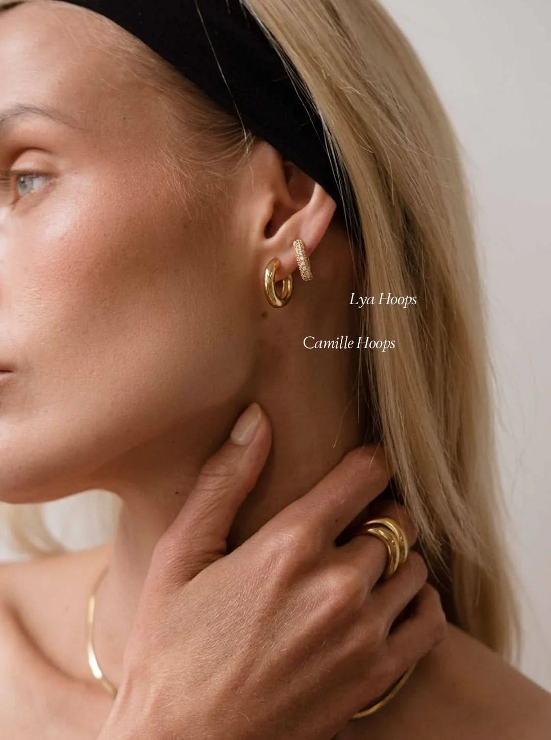 Noor Earrings – Gold