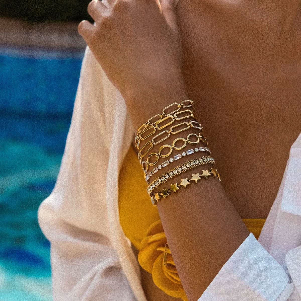 Chunky Paperclip Chain Bracelet