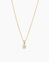 Cushion Diamond Necklace