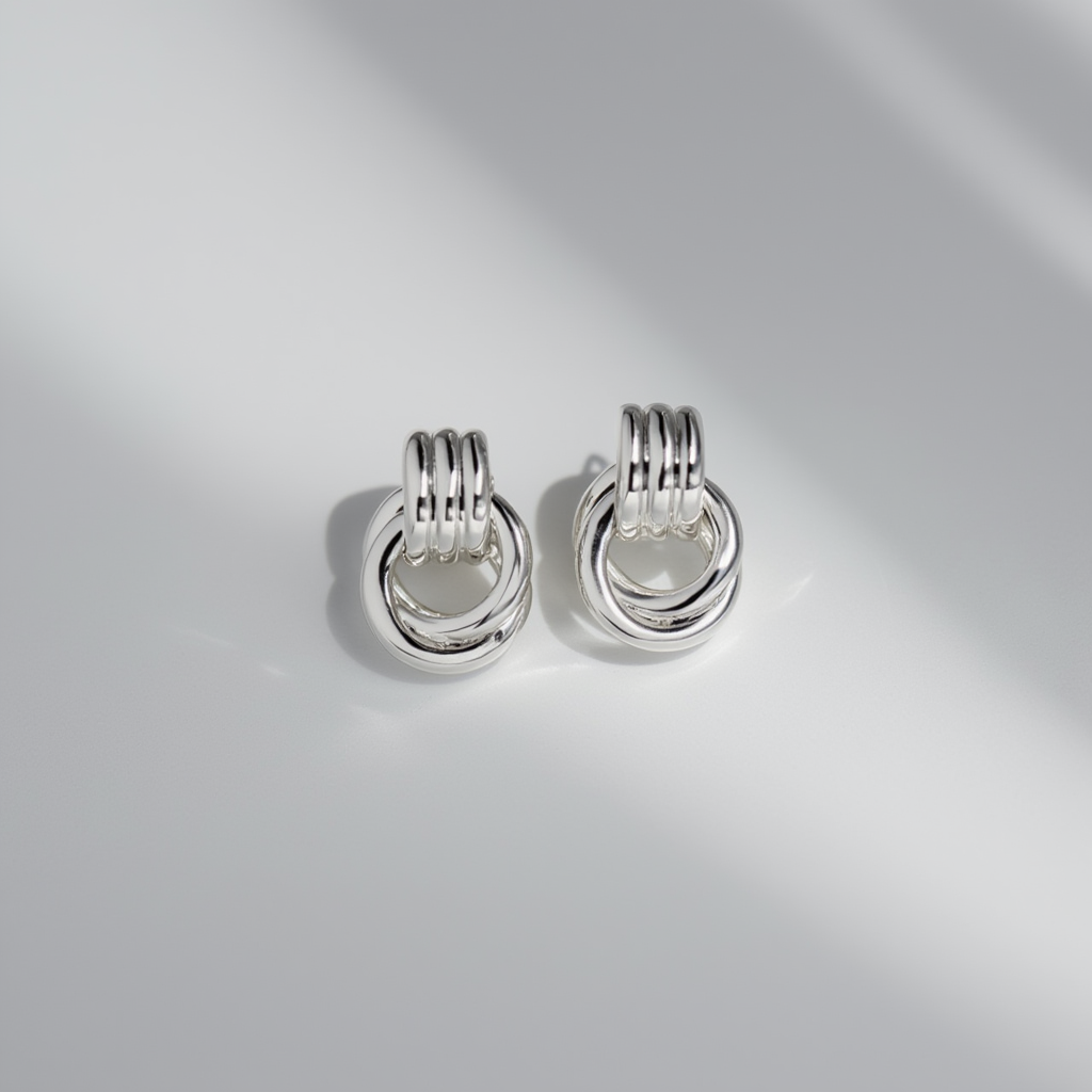 Jacquie Earrings Mini - Silver