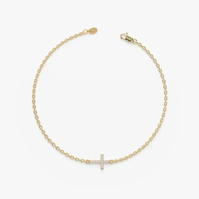 Dainty Cross Bracelet