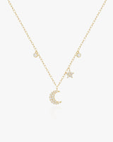 Dainty Moon Necklace
